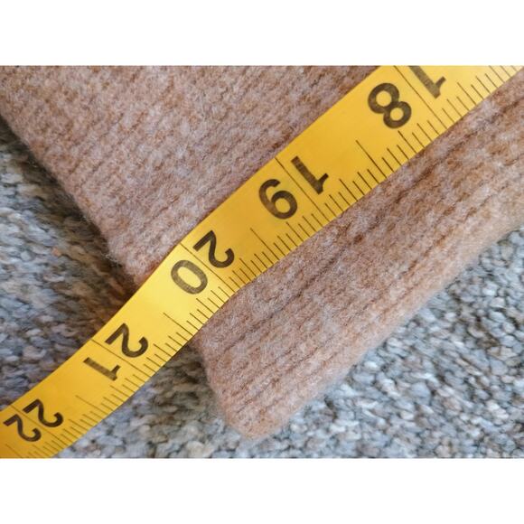 Banana Republic Aire Wrap-Front Sweater wool blend tan beige ballet Core neutral - Picture 9 of 10